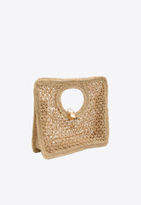 Jacquemus Small La Croisière Raffia Handbag Beige BAW00421A-W00513-142