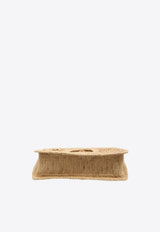Jacquemus Small La Croisière Raffia Handbag Beige BAW00421A-W00513-142