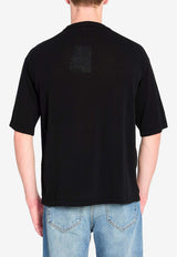 Roberto Collina Solid Crewneck T-shirt Black 261MYA11021--09