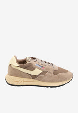 Autry Reelwind Nylon and Suede Sneakers Beige WWLMW-UT-43