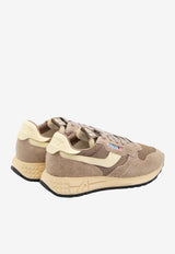 Autry Reelwind Nylon and Suede Sneakers Beige WWLMW-UT-43