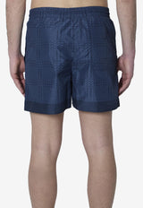 Gucci Printed Swim Shorts Blue 856212-XHALB-4119
