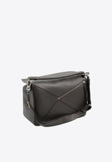 Loewe Large Puzzle Edge Top Handle Bag Gray B510PNLX03--1220