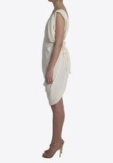Versace Crepe Marocaine Cocktail Dress Cream 1024635-1A18267-1W150
