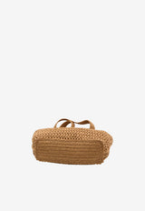 Tod's Medium Raffia Shopping Bag Beige XBWEBLA0300-RGM-478Y