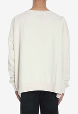 Maison Margiela Logo Crewneck Sweatshirt Beige S50GU0230-M25017-103