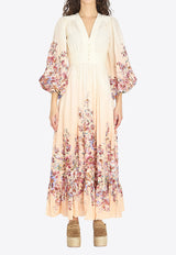 Zimmermann Awaken Plunge Maxi Dress Multicolor 6875DRS261--IVF