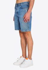 Off-White Half Arrows Denim Shorts Blue OMYC028S26-DEN001-4000