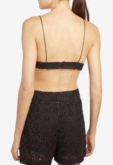Federica Tosi Lace Mini Shorts Black 40851-410-29