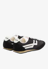 PRO-Keds Racer 77 Suede and Nylon Sneakers Black R722SLM-NS-BL00001