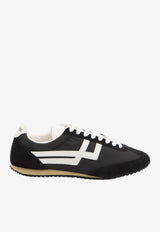 PRO-Keds Racer 77 Suede and Nylon Sneakers Black R722SLM-NS-BL00001