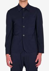 Barena Venezia Visal Tropical Overshirt Blue OSU5300-0478-170