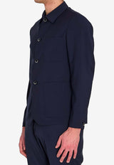 Barena Venezia Visal Tropical Overshirt Blue OSU5300-0478-170