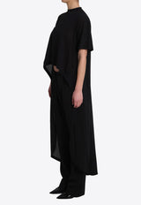 Balenciaga Low-Back Train T-shirt Black 871740-TUVC9-1000