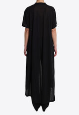 Balenciaga Low-Back Train T-shirt Black 871740-TUVC9-1000