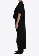 Balenciaga Low-Back Train T-shirt Black 871740-TUVC9-1000
