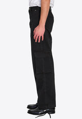 Loewe Straight-Leg Cargo Pants Black H526Y04WIS--1100