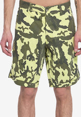 Basicon Camouflage Bermuda Shorts Green 12761--