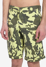 Basicon Camouflage Bermuda Shorts Green 12761--