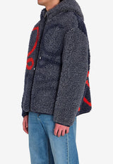 Loewe Anagram Jacquard Fleece Jacket Gray H526Y02X52--5353