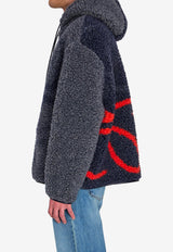 Loewe Anagram Jacquard Fleece Jacket Gray H526Y02X52--5353