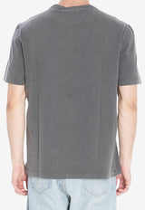 Golden Goose DB Perforated Logo Faded T-shirt Gray GMP01220-P000671-60318