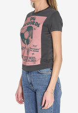 Dolce & Gabbana DG Records Print T-shirt Gray F8V81T-GDDPH-N9833
