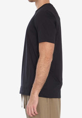 The Row Luke Crewneck T-shirt Black 120-K291-BLK