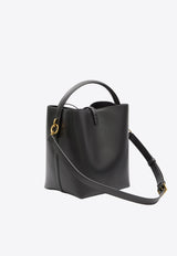Saint Laurent Le 37 Calf Leather Bucket Bag Black 742828-2R20W-1000