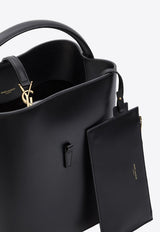 Saint Laurent Le 37 Calf Leather Bucket Bag Black 742828-2R20W-1000