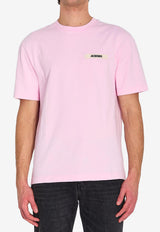 Jacquemus Gros Grain Jersey T-shirt Pink TSM00133A-J00226-431