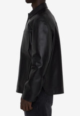 Loewe Leather Zip-Up Jacket Black H526Y31L29--1100