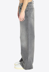 Golden Goose DB Washed Straight-Leg Jeans Gray GMP02513-P002356-60100