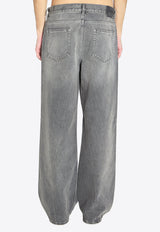 Golden Goose DB Washed Straight-Leg Jeans Gray GMP02513-P002356-60100