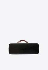 Versace Vivian East/West Calf Leather Shoulder Bag Black 1023456-1A17428-2B0AJ