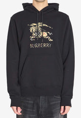 Burberry Logo Print Hooded Sweatshirt Black 8119021--A1189