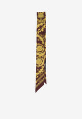 Versace Baroque Print Silk Twill Scarf Gold IBA0005-1A06723-5R770