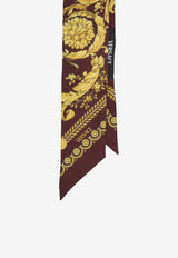 Versace Baroque Print Silk Twill Scarf Gold IBA0005-1A06723-5R770