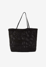 The Row Barn Tote Bag Black W2074-WL6-BLACK