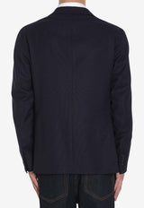 Tagliatore Single-Breasted Wool Blazer Blue 1SMC22K0-60069-B5040