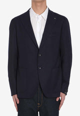Tagliatore Single-Breasted Wool Blazer Blue 1SMC22K0-60069-B5040