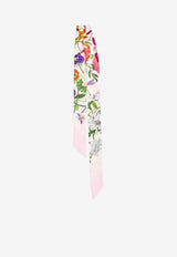 Gucci Floral Print Silk Twill Ribbon Multicolor 825121-3G001-5872