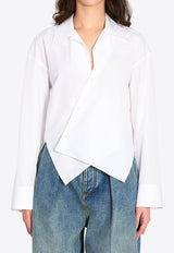Loewe Asymmetric Buttoned Shirt White S359Y05XEZ--2100