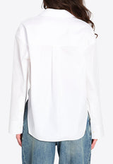 Loewe Asymmetric Buttoned Shirt White S359Y05XEZ--2100