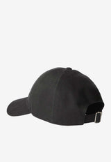 Saint Laurent Cassandre Baseball Cap Black 864608-3YT51-1000
