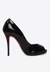 Christian Louboutin Lady Z 120 Patent Leather Pumps Black 1260062-B439-BLACK