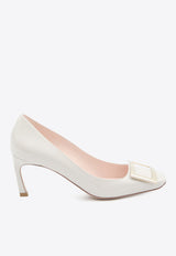 Roger Vivier Trompette 70 Patent Leather Pumps Gray RVW40015280-D1P-B017