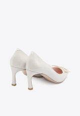 Roger Vivier Trompette 70 Patent Leather Pumps Gray RVW40015280-D1P-B017