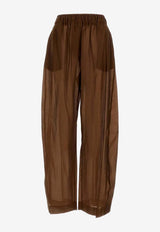 TheLatest Dora High-Rise Wide-Leg Pants Brown TLW03119T0161-ABTP-T0032