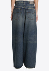 Balenciaga Low-Rise Baggy Jeans Blue 872166-TUW58-4129